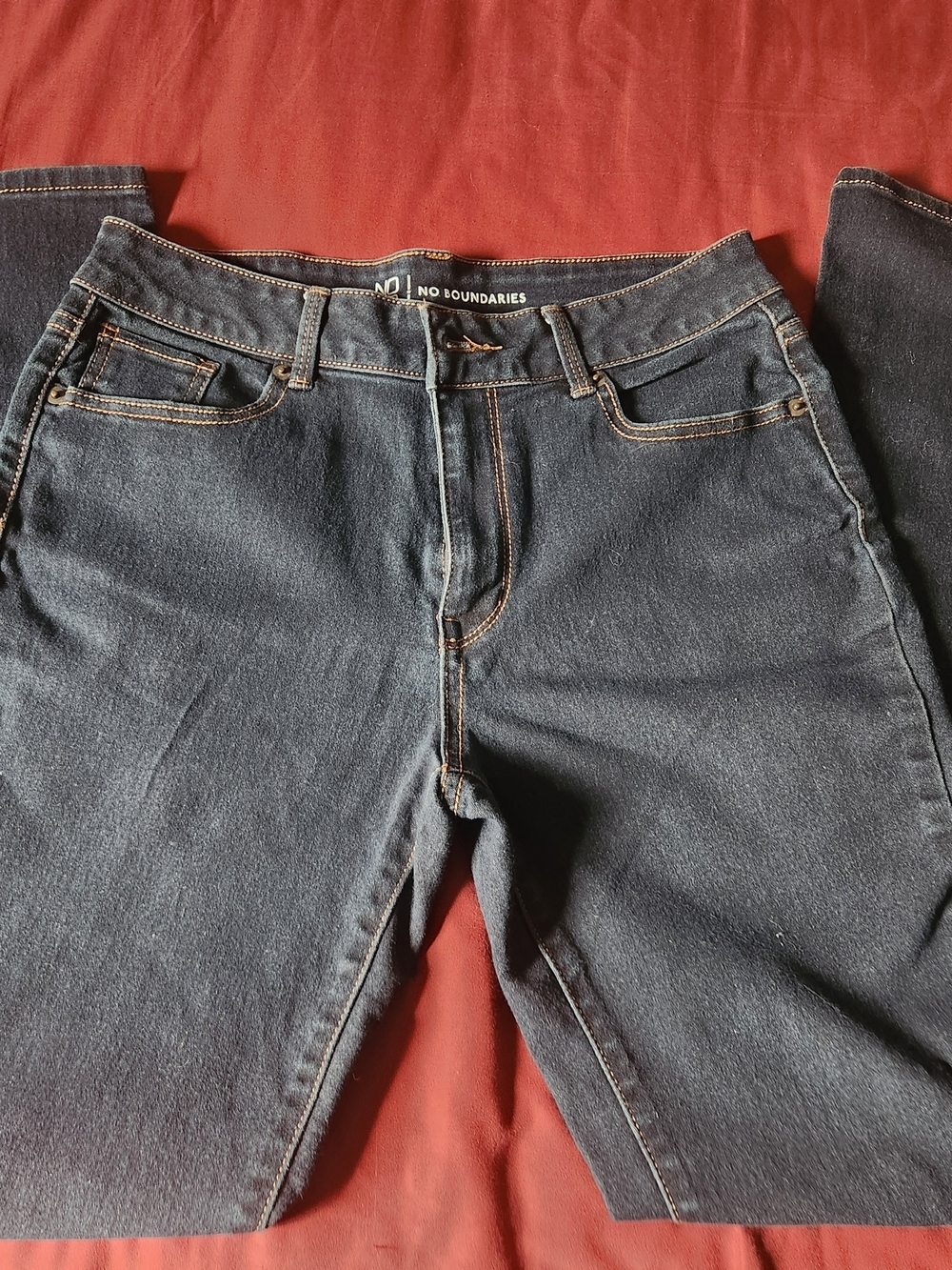 No Boundaries Women's Dark Blue Denim Jeans